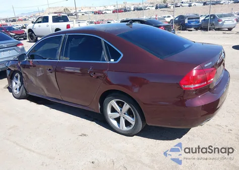 2012 Volkswagen Passat 2.5L Se from USA, damaged, VIN 1VWBP7A30CC104901